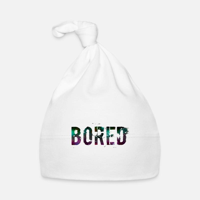 Bored Farbexplosion Graffiti Text Baby Bio-Mütze