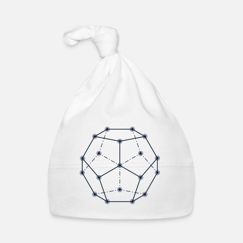 Geometric Constellation Pattern Organic Baby Cap