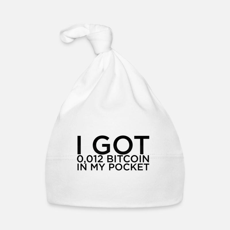 Bitcoin Spruch Baby Bio-Mütze