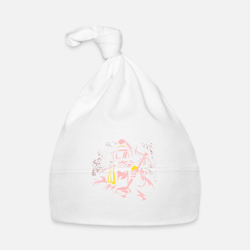 Feuerwehrmann Baby Bio-Mütze