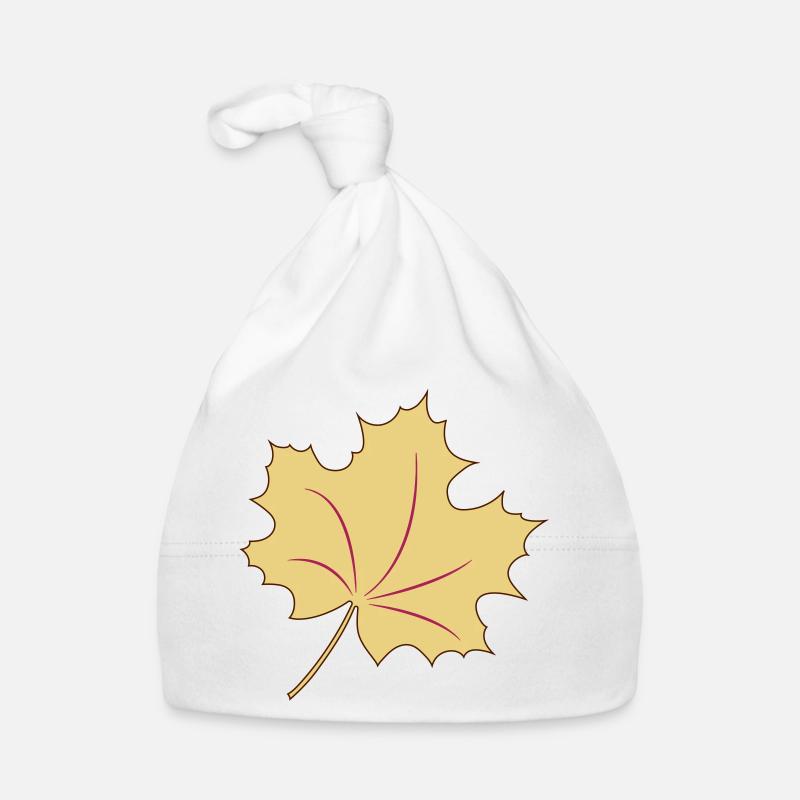 Leaf, autumn may come Organic Baby Cap