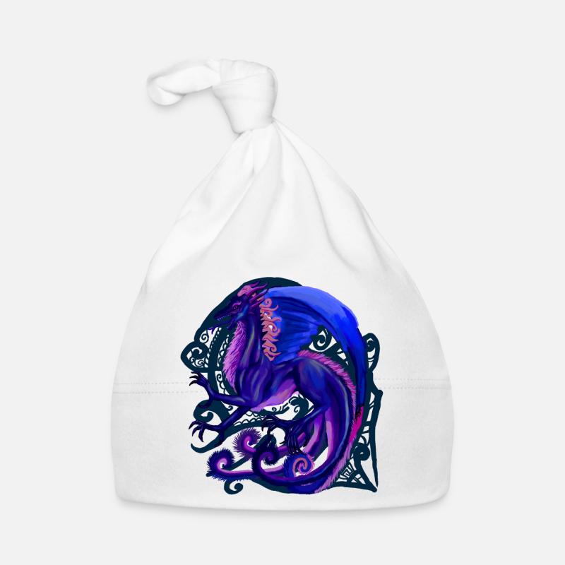 blauer Drache Baby Bio-Mütze