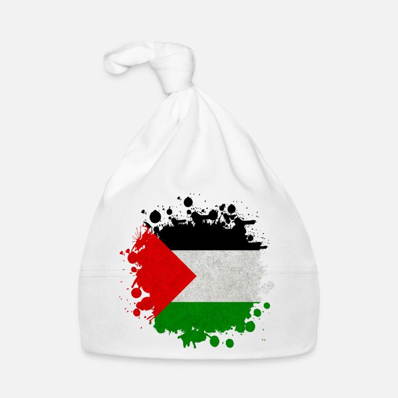 Palestine Beck's Flag Gift Organic Baby Cap