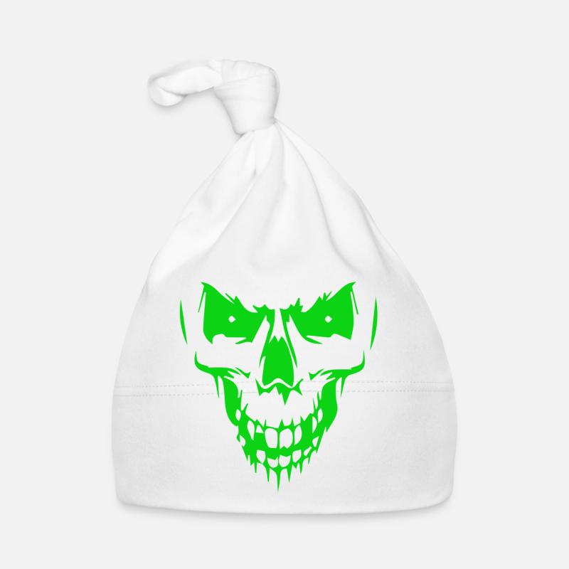Totenkopf Baby Bio-Mütze