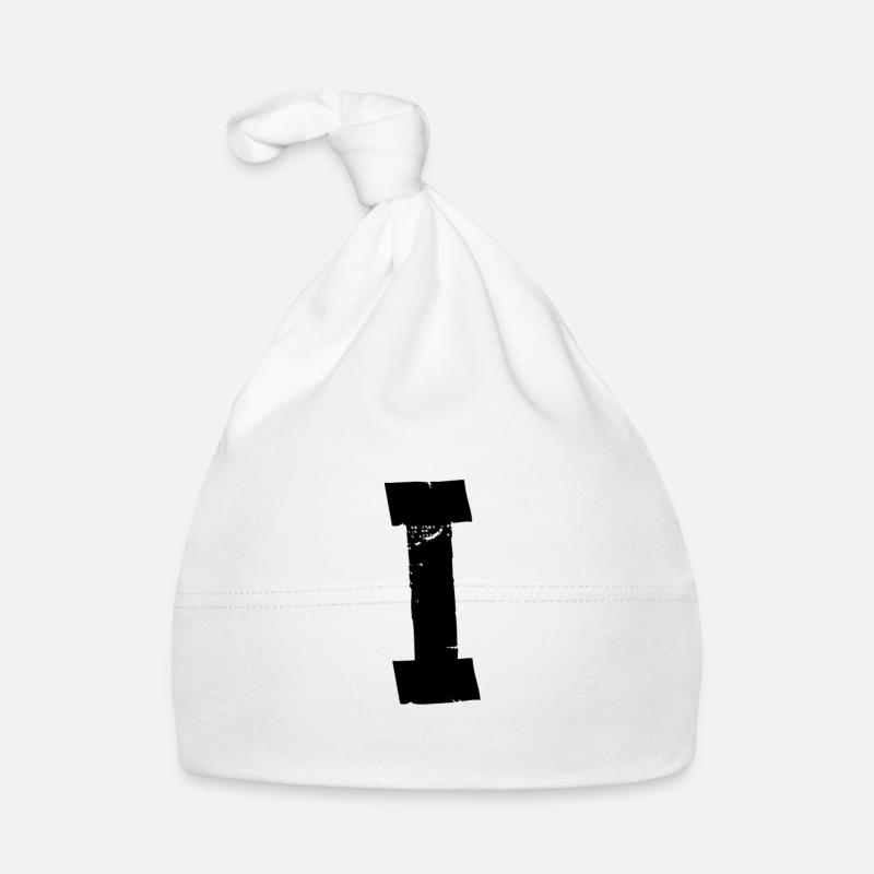Bande I-1 - Bonnet bio Bébé - blanc