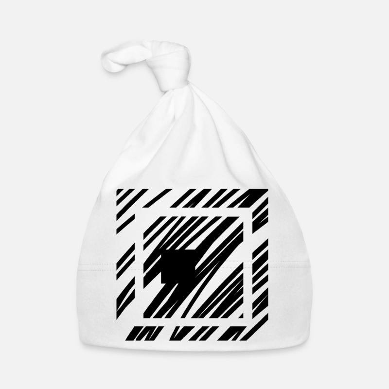 AbstrakterWürfel Organic Baby Cap
