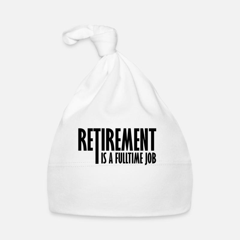 Retraite Retraite Retraite Retraite - Bonnet bio Bébé - blanc