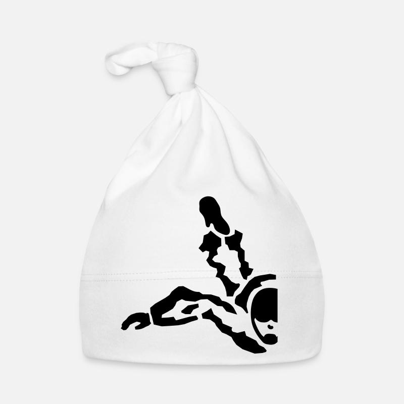 skydive - Organic Baby Cap - white