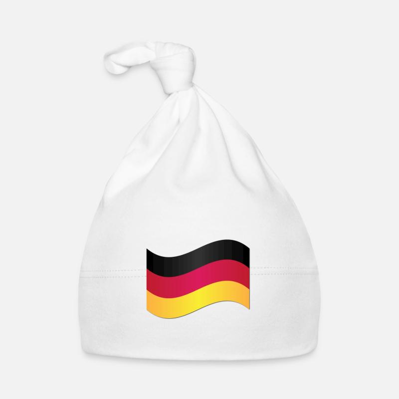 German Flag Organic Baby Cap