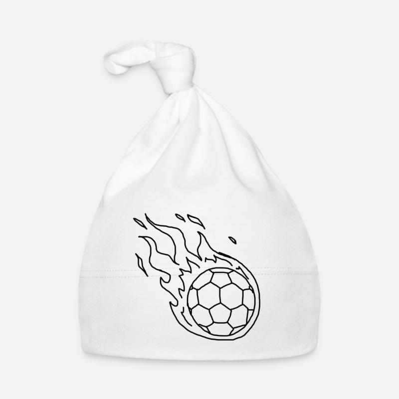 Fussball FIRE Baby Bio-Mütze