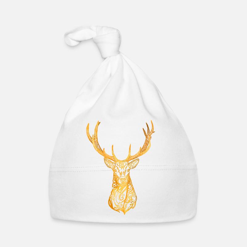 Tête de cerf Bonnet bio Bébé