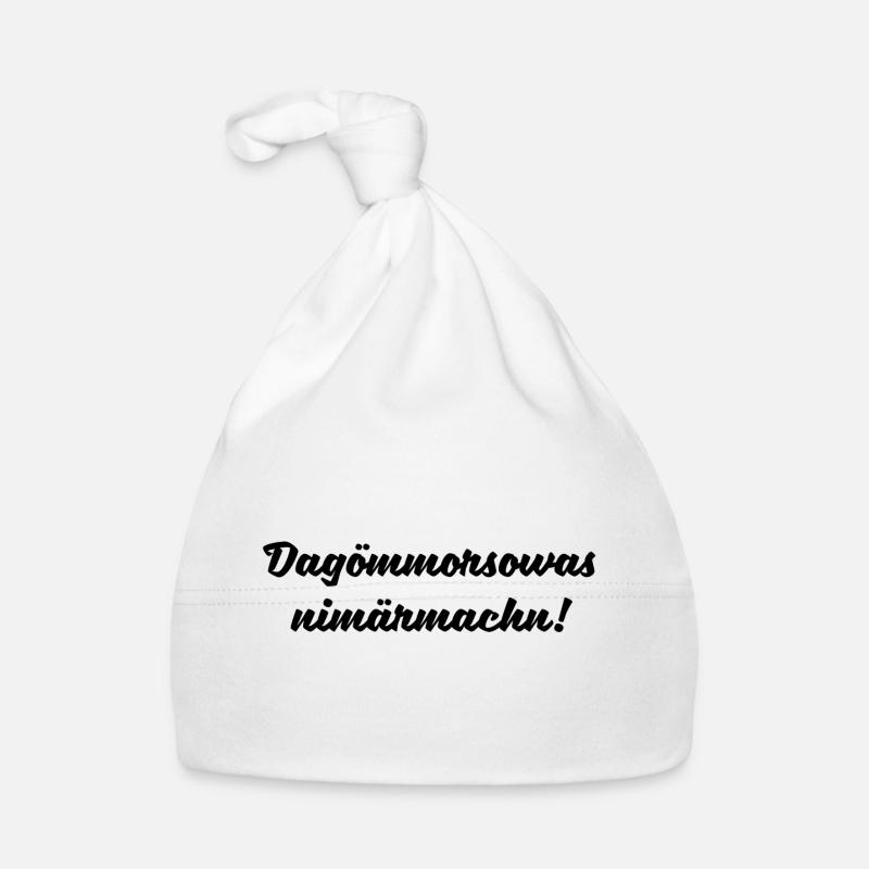 Nicht mehr Machen Sächsischer Spruch Ossi Geschenk Baby Bio-Mütze