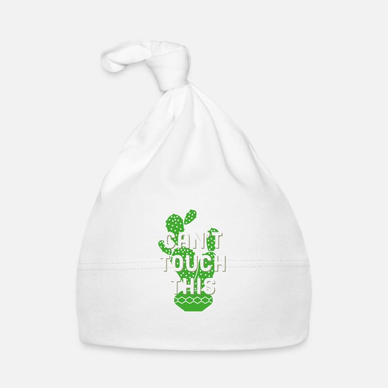 Can not touch this cactus Organic Baby Cap