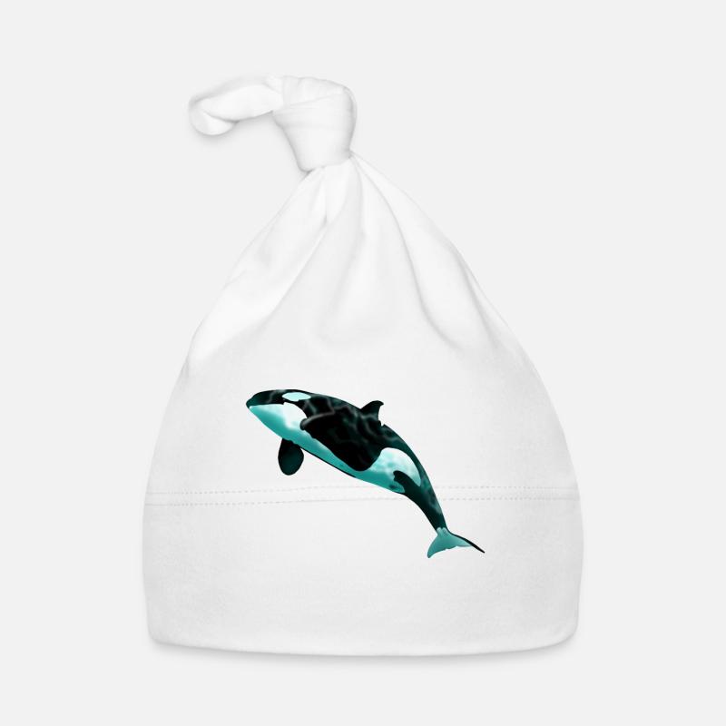 Orca - Bonnet bio Bébé - blanc