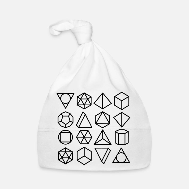 mathematical geometry Organic Baby Cap