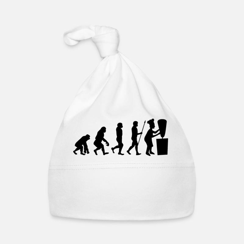 Evolution Döner Kebab Kebap Spieß Fleisch Essen Baby Bio-Mütze