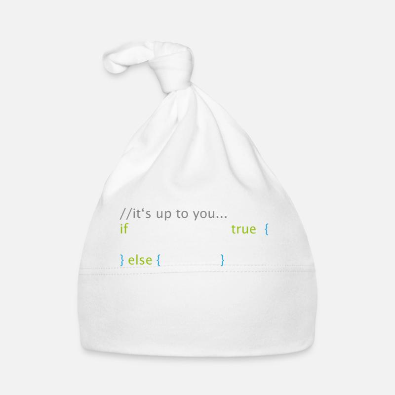 Informatique Nerd Geek Code programmeur Bonnet bio Bébé