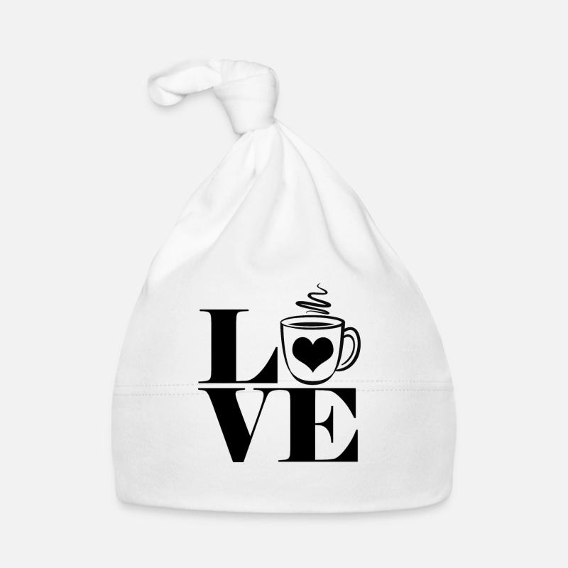Love coffee Organic Baby Cap