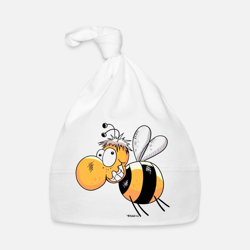 Happy Bee Organic Baby Cap