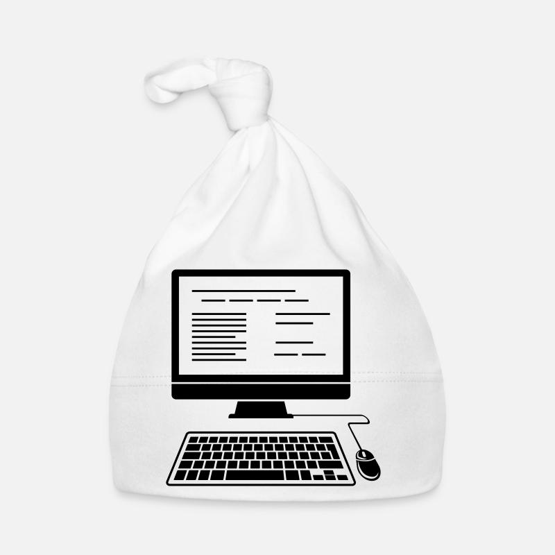 PC desktop computer Organic Baby Cap