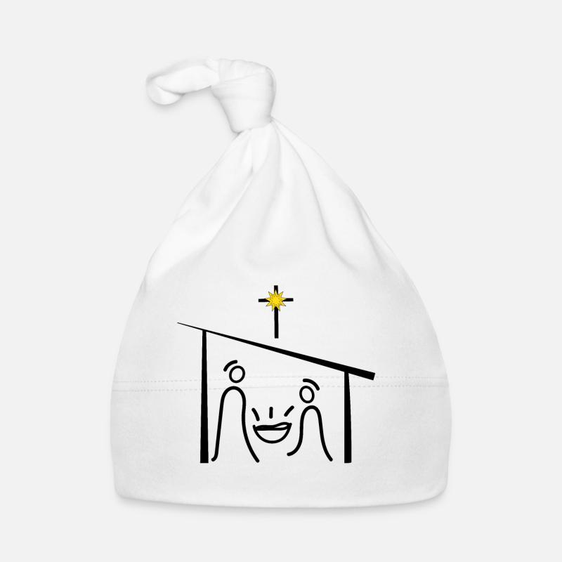 Weihnachtskrippe, Jesus, Weihnacht, Advent Baby Bio-Mütze