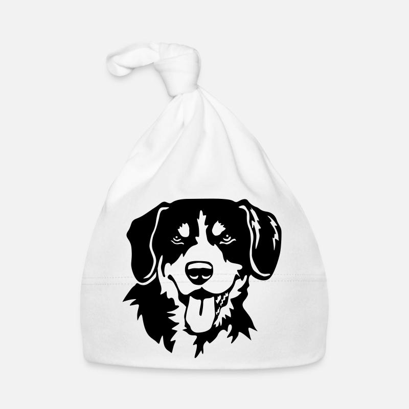 Entlebucher Sennenhund Kopf Baby Bio-Mütze