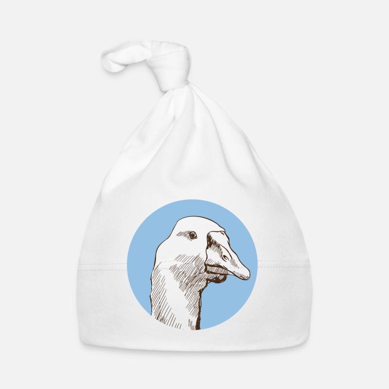 Oie - Bonnet bio Bébé - blanc