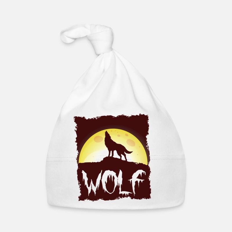 wolf Organic Baby Cap