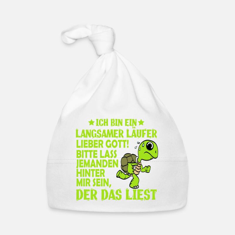 "Ich bin ein Langsamer Läufer Lieber Gott! Bitte Baby Bio-Mütze