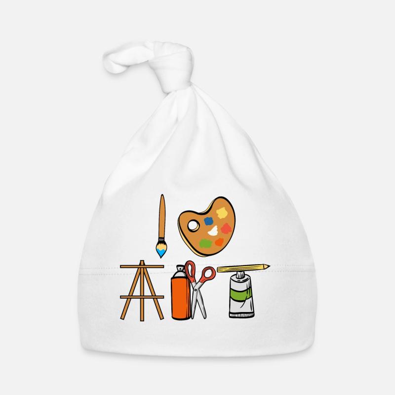 MalereiTStück für MalerKünstler Tools TShirt Baby Bio-Mütze