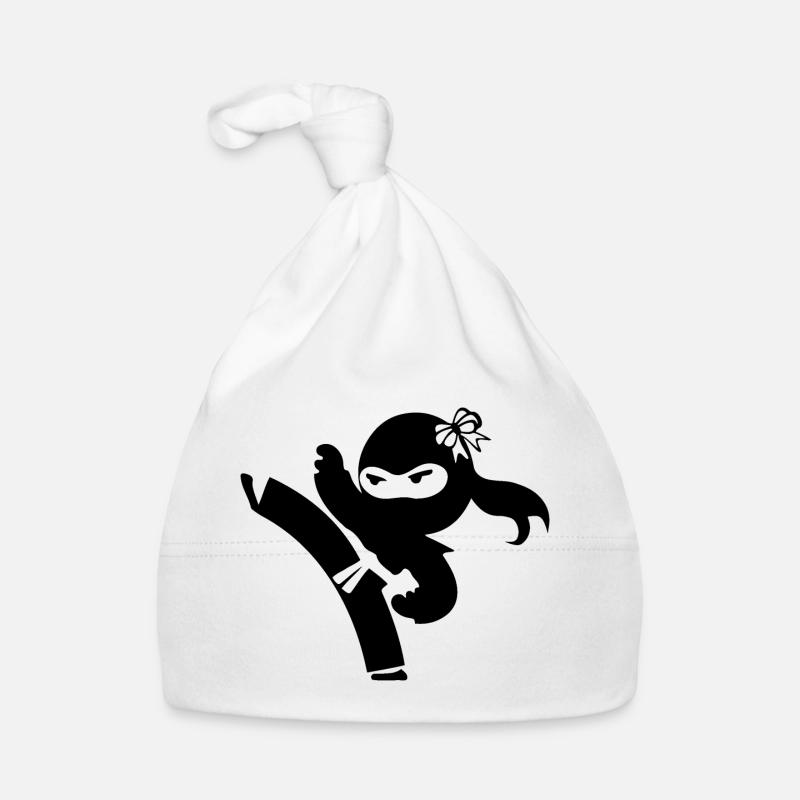 Fille Ninja Bonnet bio Bébé