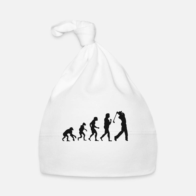 Golfer Evolution Golfer Golf evolution Organic Baby Cap