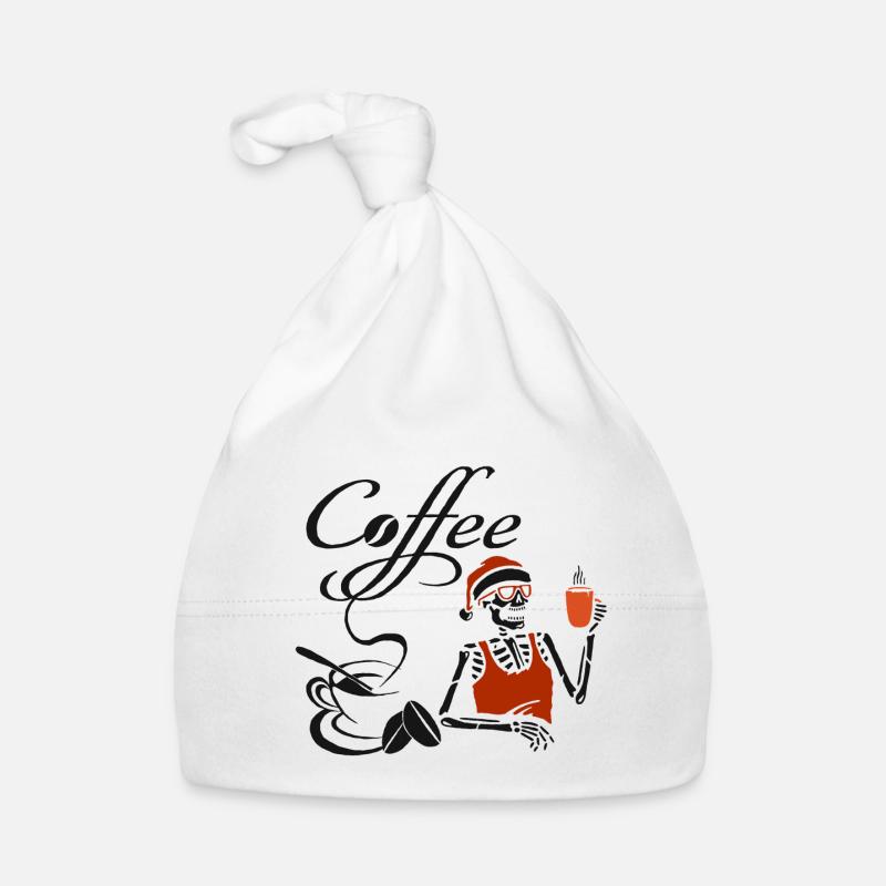 Tasse à café squelette café café Bonnet bio Bébé