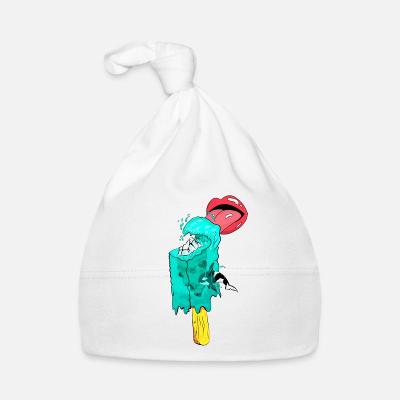Glace d’eau <3 - Bonnet bio Bébé - blanc