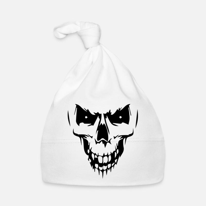 Skull Organic Baby Cap