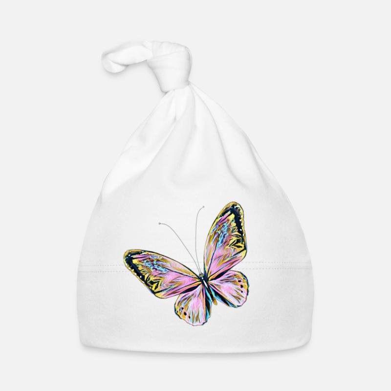 Schmetterling Baby Bio-Mütze