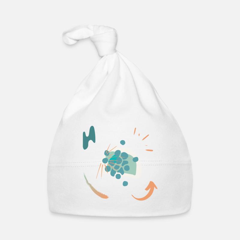 Design décontracté avec dégradé de couleur Bonnet bio Bébé