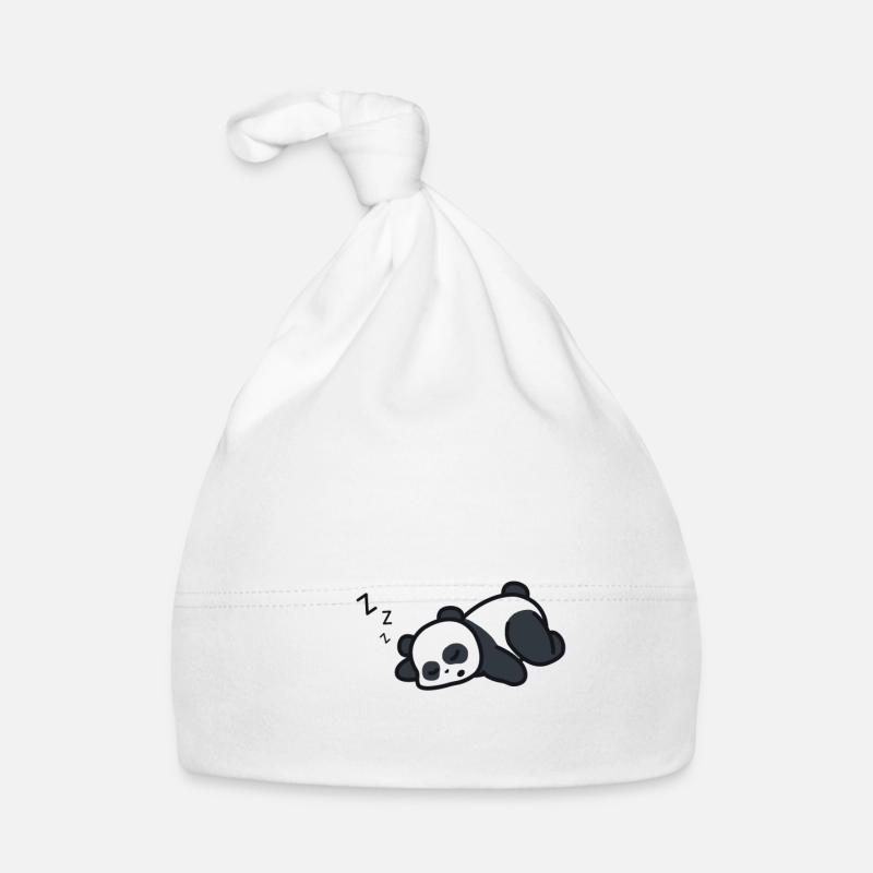panda endormi Bonnet bio Bébé