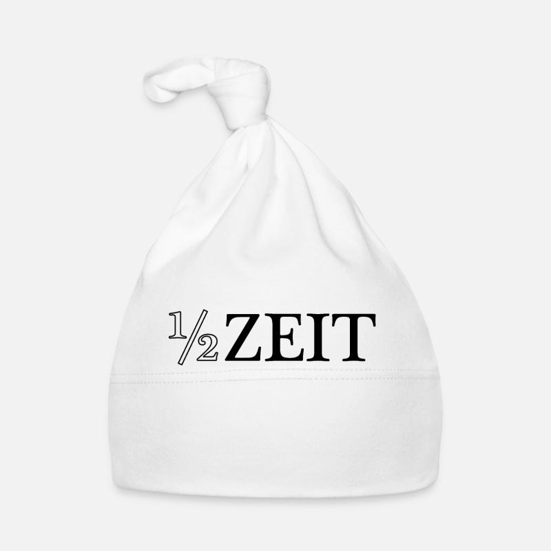 Halbzeit 1/2 Zeit Baby Bio-Mütze