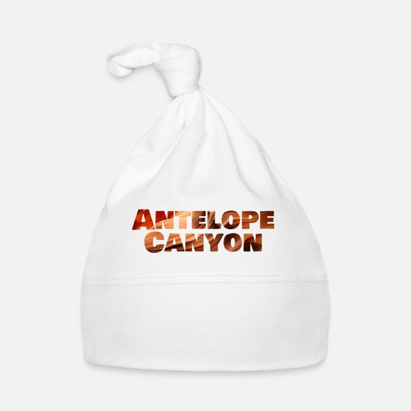 Antelope Canyon - Baby Bio-Mütze - Weiß