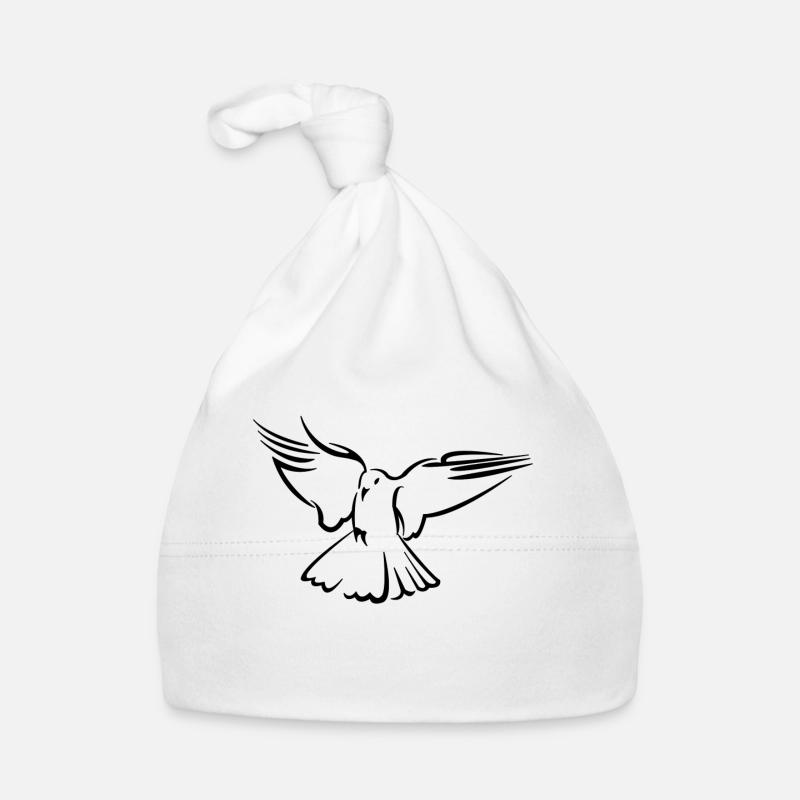 Friedenstaube Baby Bio-Mütze