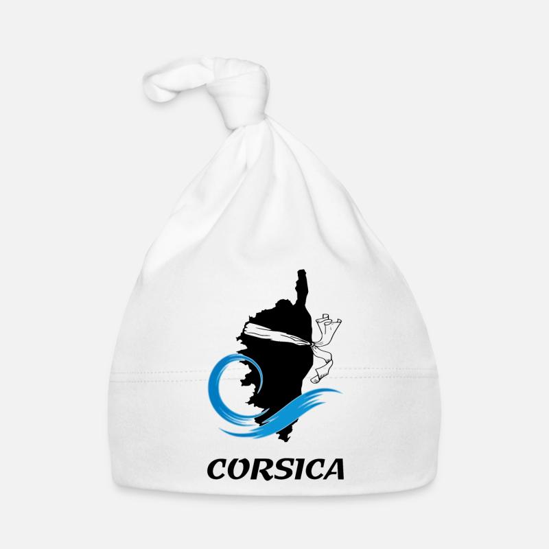 CORSICA - Bonnet bio Bébé - blanc