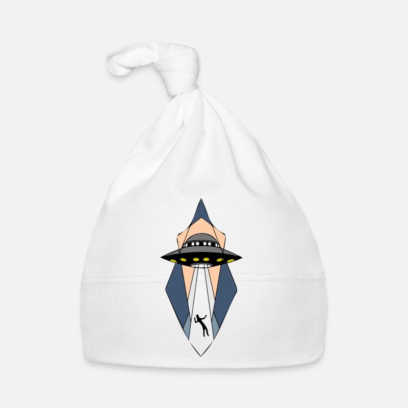 UFO Alien Spaceship - Außerirdisch Cool Baby Bio-Mütze
