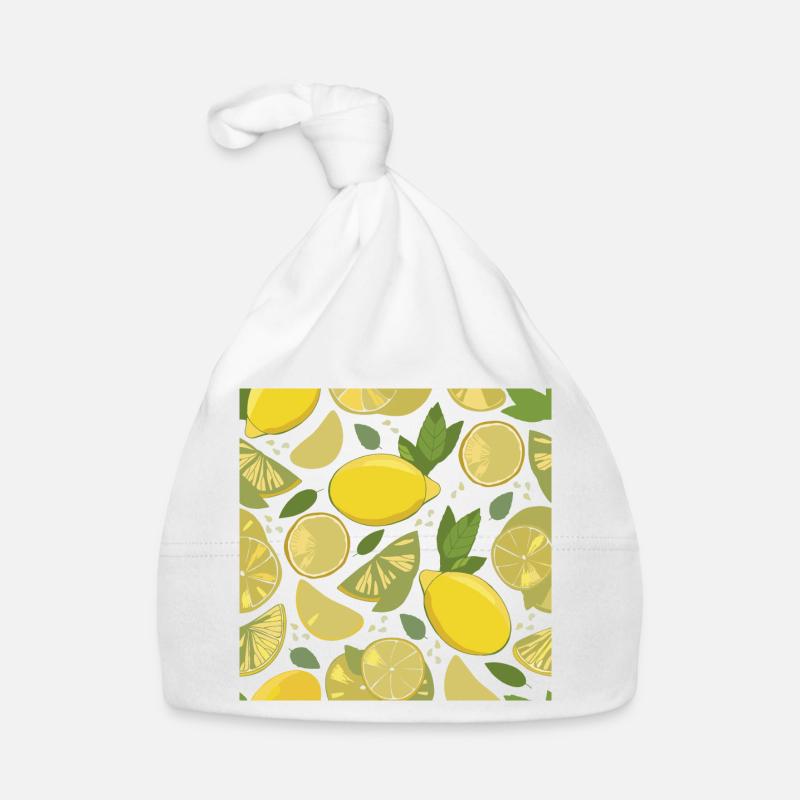 Design citron avec un effet frais Bonnet bio Bébé