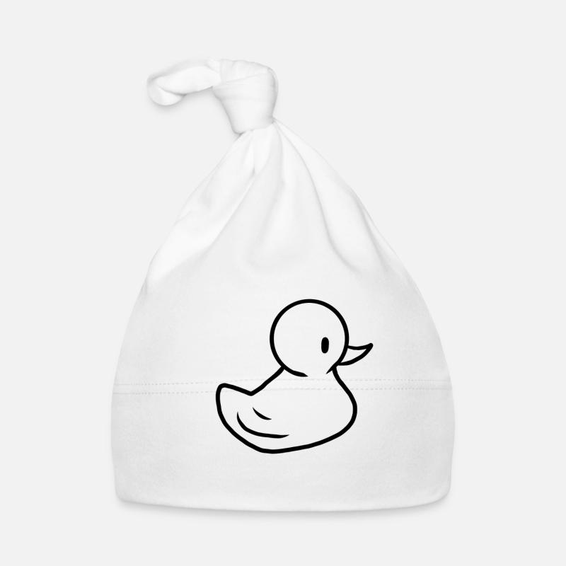 Canard en caoutchouc Idée cadeau canard en caoutchouc Bonnet bio Bébé