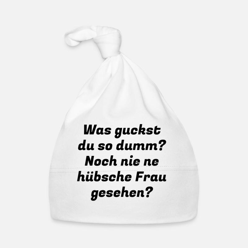Qu’est-ce que tu as l’air si bête ? Bonnet bio Bébé