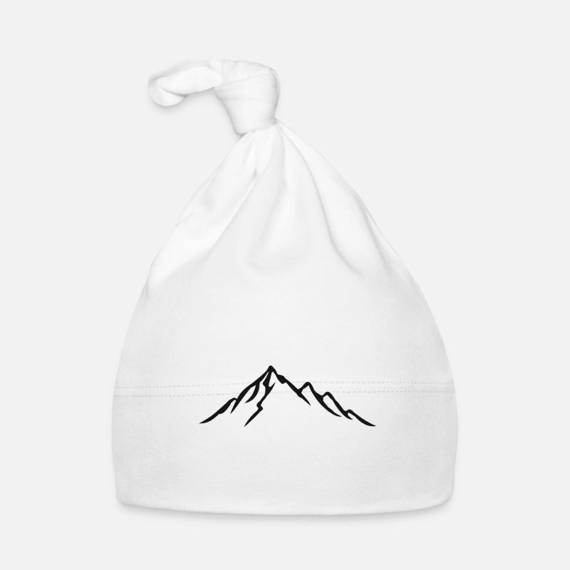 Mountains Climbing Mountaineer Mountain Hiker Gift Organic Baby Cap