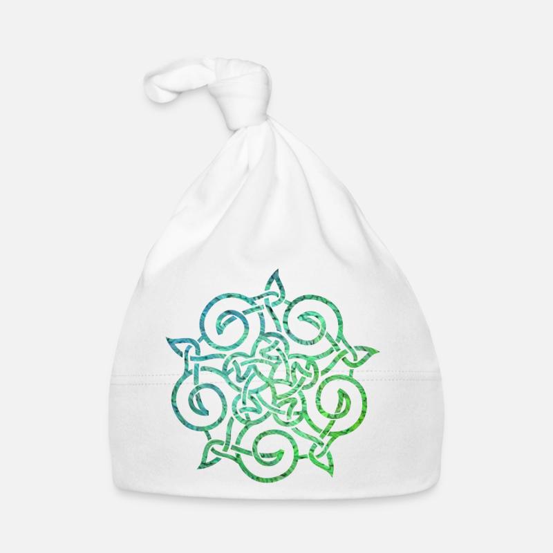 Celtic knot 20 e 5 Organic Baby Cap