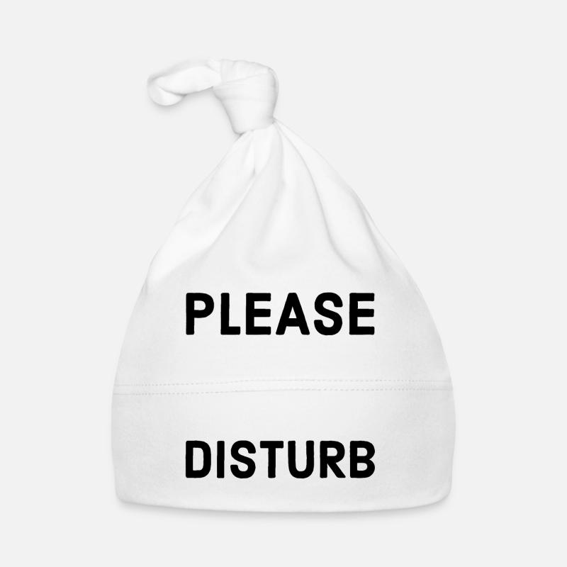 Please Do Not Disturb Organic Baby Cap