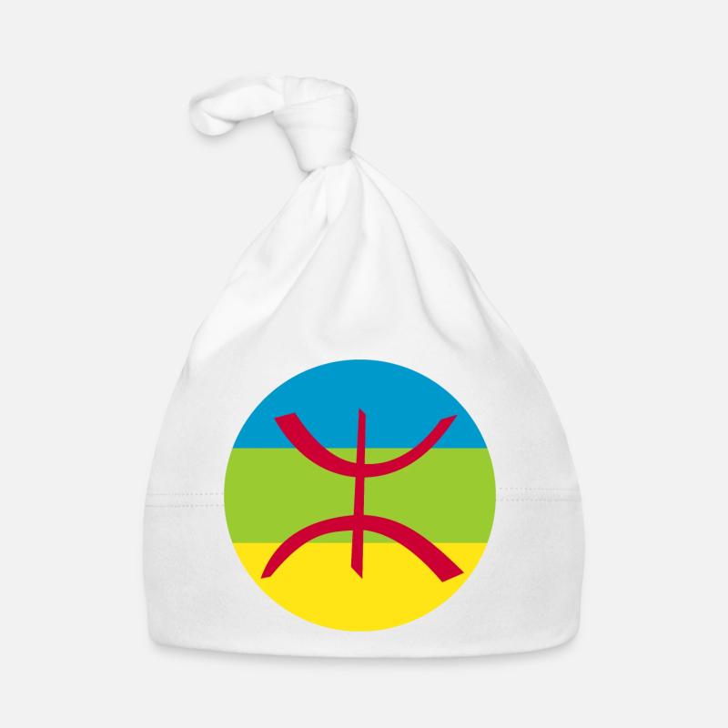 Sticker drapeau berbère cocarde amazigh Bonnet bio Bébé